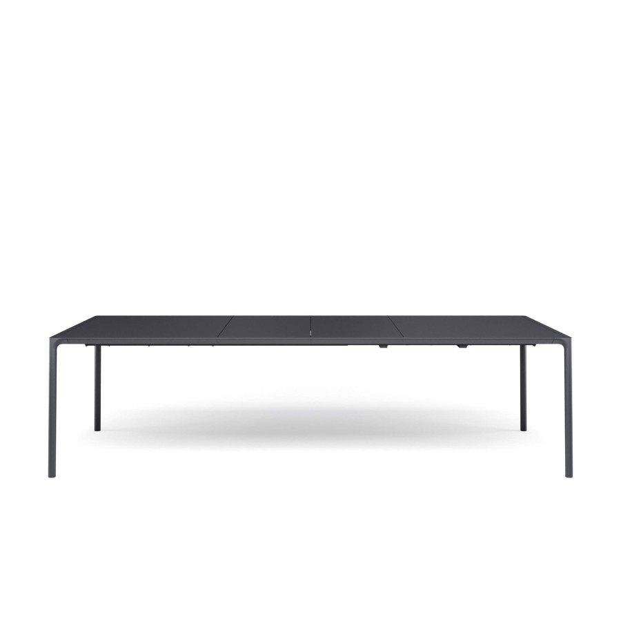 Tables EMU | Garden Extensible Table 181+50+50X103 / Outside In Aluminium - Collection Terramare