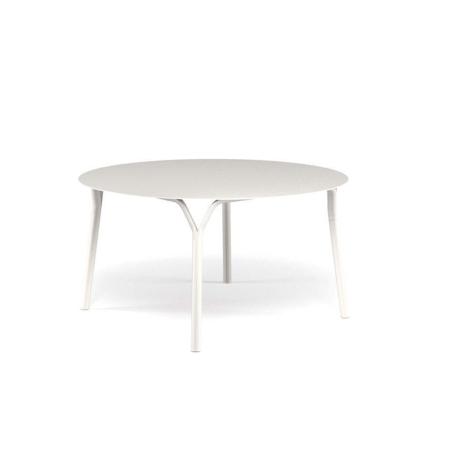 Tables EMU | Garden 6 Seats Round Table / Outside In Aluminium - Collection Angel