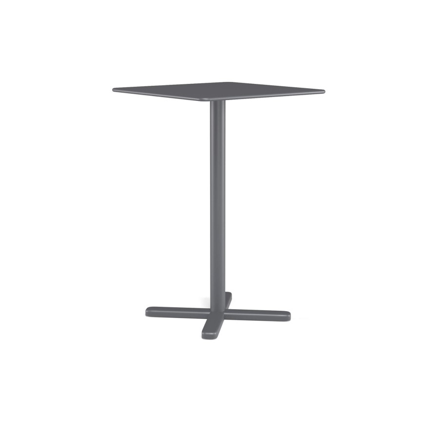 Tables EMU | Garden High Table 70X70 / Outside In Steel - Collection Darwin