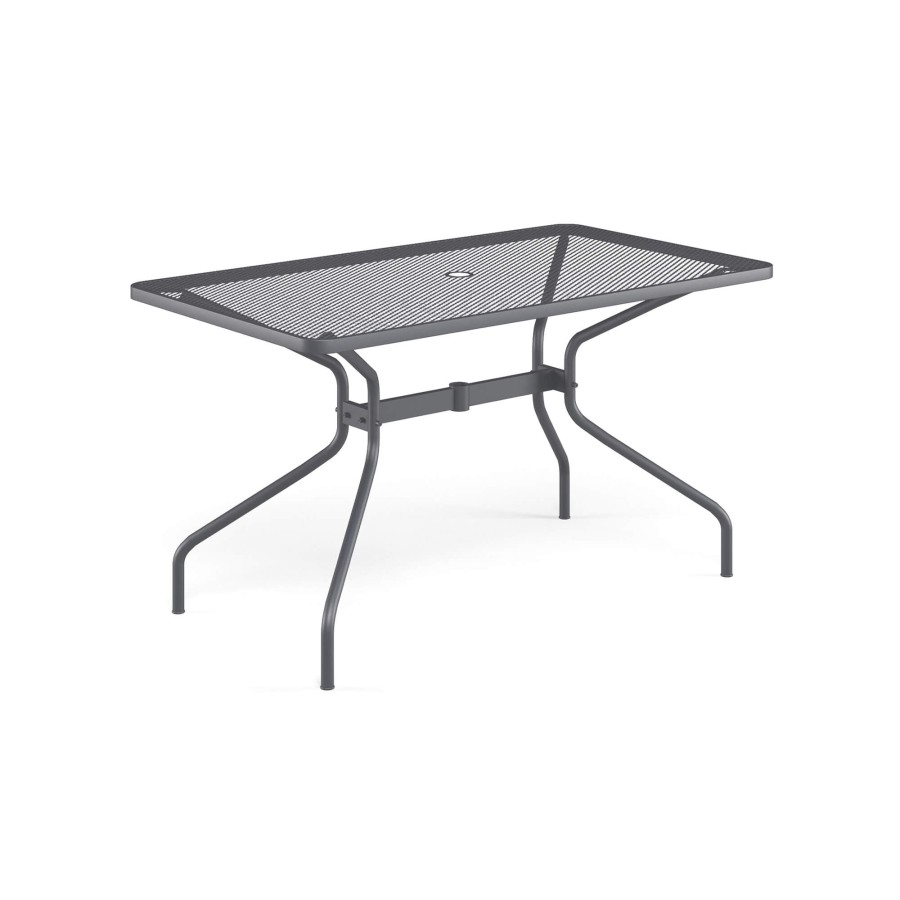 Tables EMU | Garden Rectangular Table 140X80 / Outside In Steel - Collection Cambi