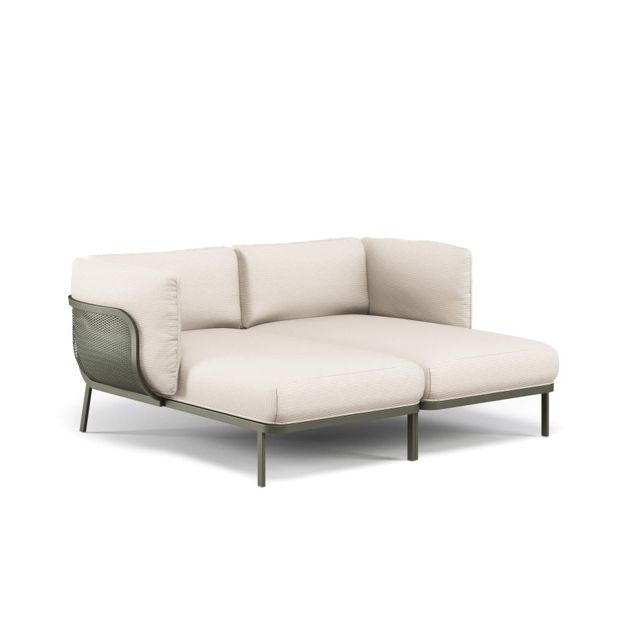 Armchairs And Sofas EMU | Garden Double Daybed / Outside In Steel - Collection Cabla