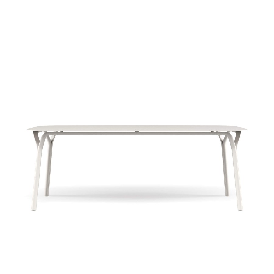 Tables EMU | Garden 8 Seats Rectangular Table / Outside In Aluminium - Collection Angel