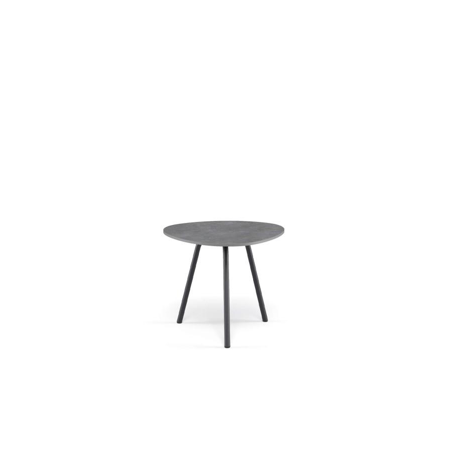 Tables EMU | Garden Coffee Table With Ceramic Top 48X48 / Outside In Aluminium, Porcelain Stoneware - Collection Terramare