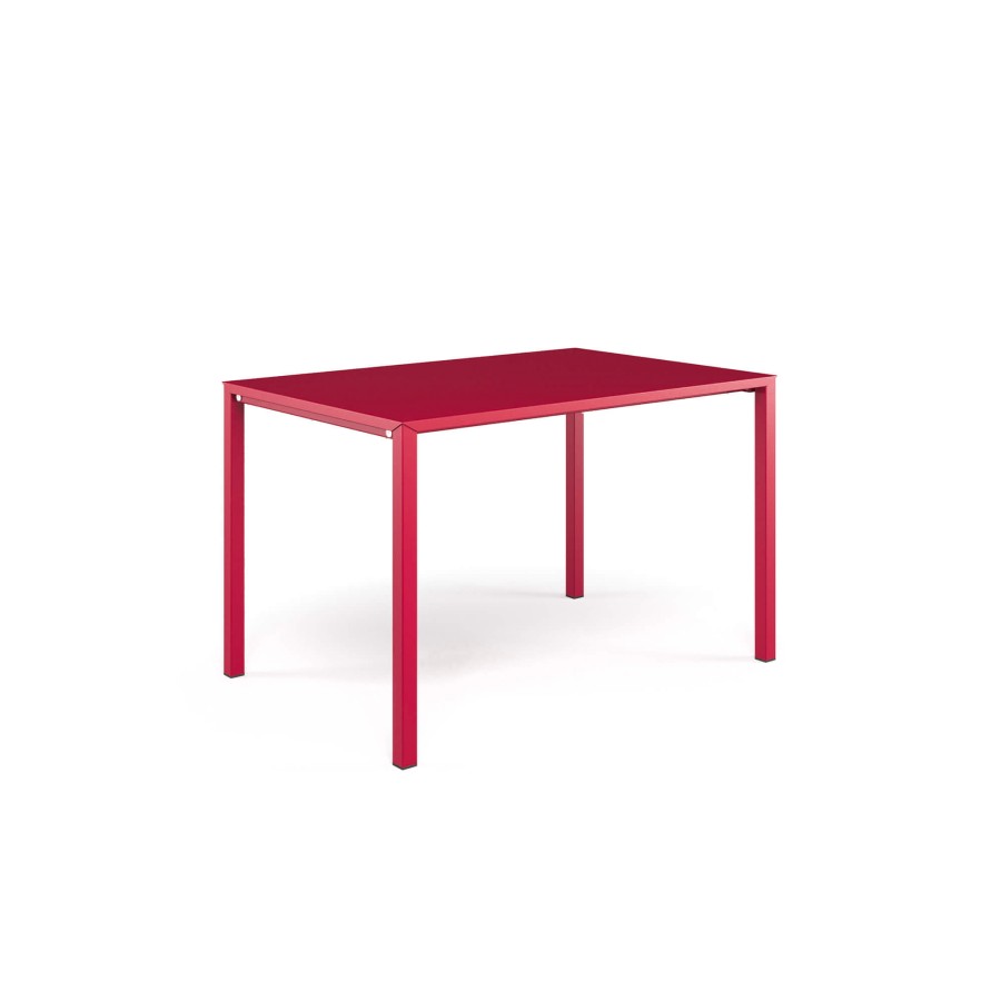 Tables EMU | Garden Stackable Table 120X90 / Outside In Aluminium - Collection Urban