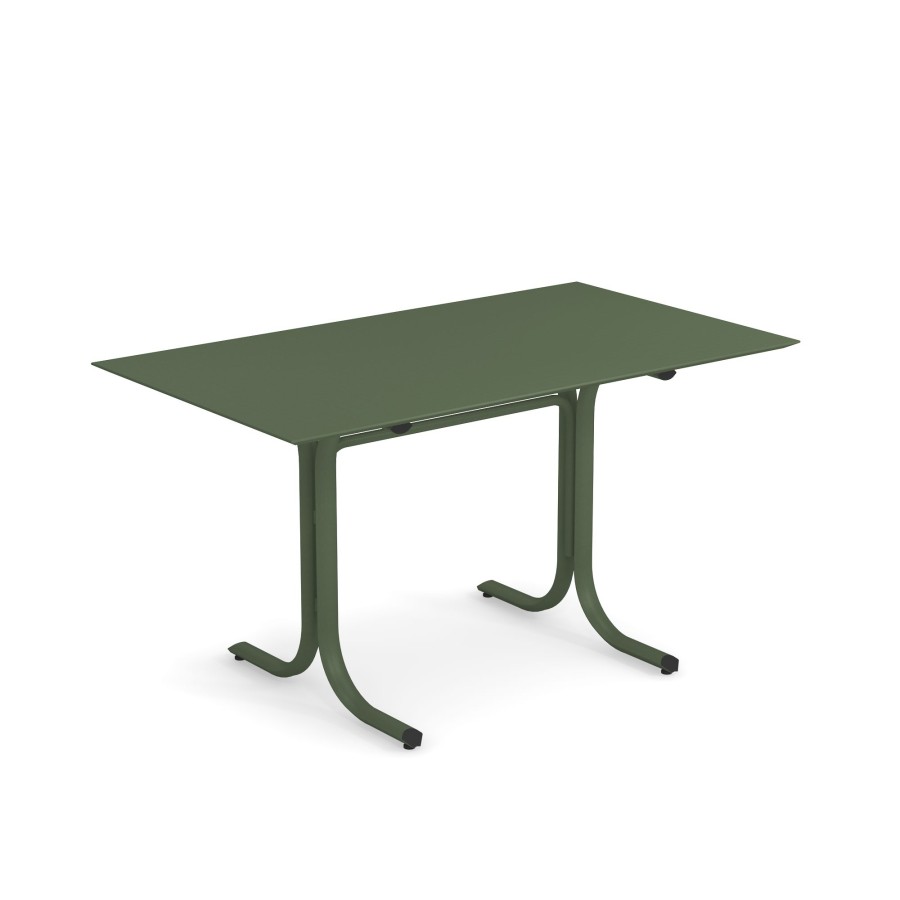 Tables EMU | Garden Low Border Table 80X140 / Outside In Steel - Collection Table System