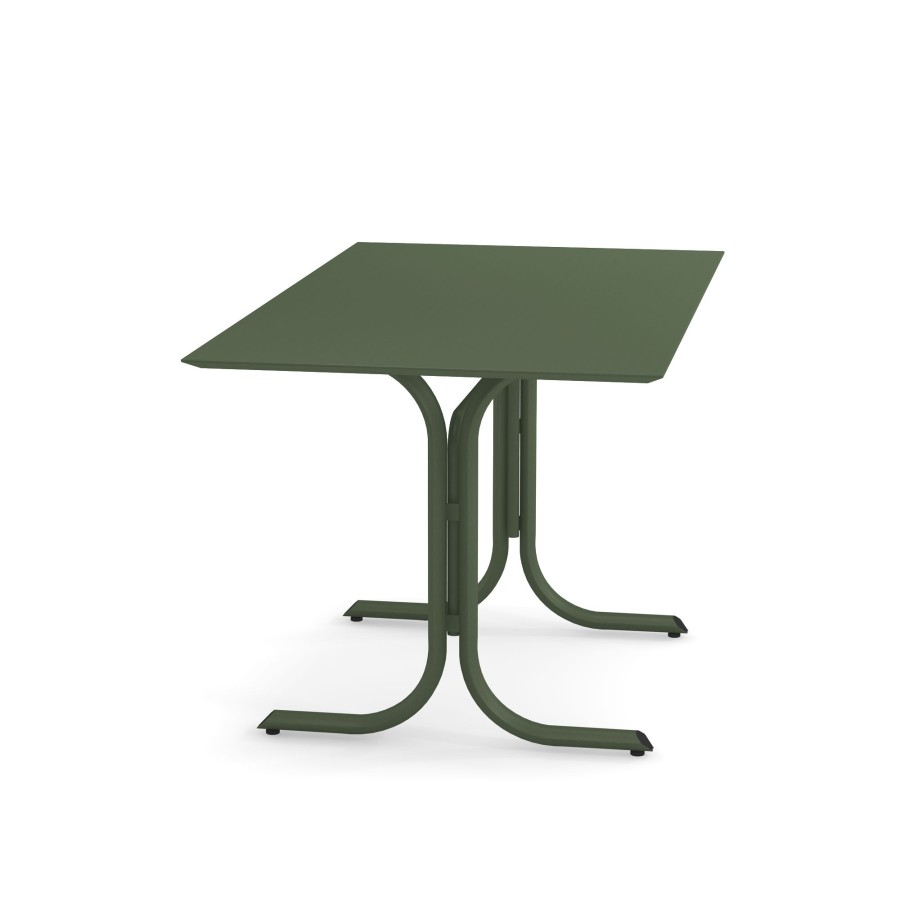 Tables EMU | Garden Low Border Table 80X140 / Outside In Steel - Collection Table System