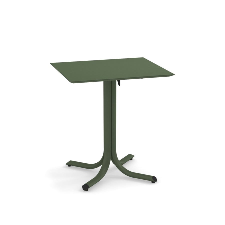 Tables EMU | Garden Low Border Collapsible Table 70X60 / Outside In Steel - Collection Table System