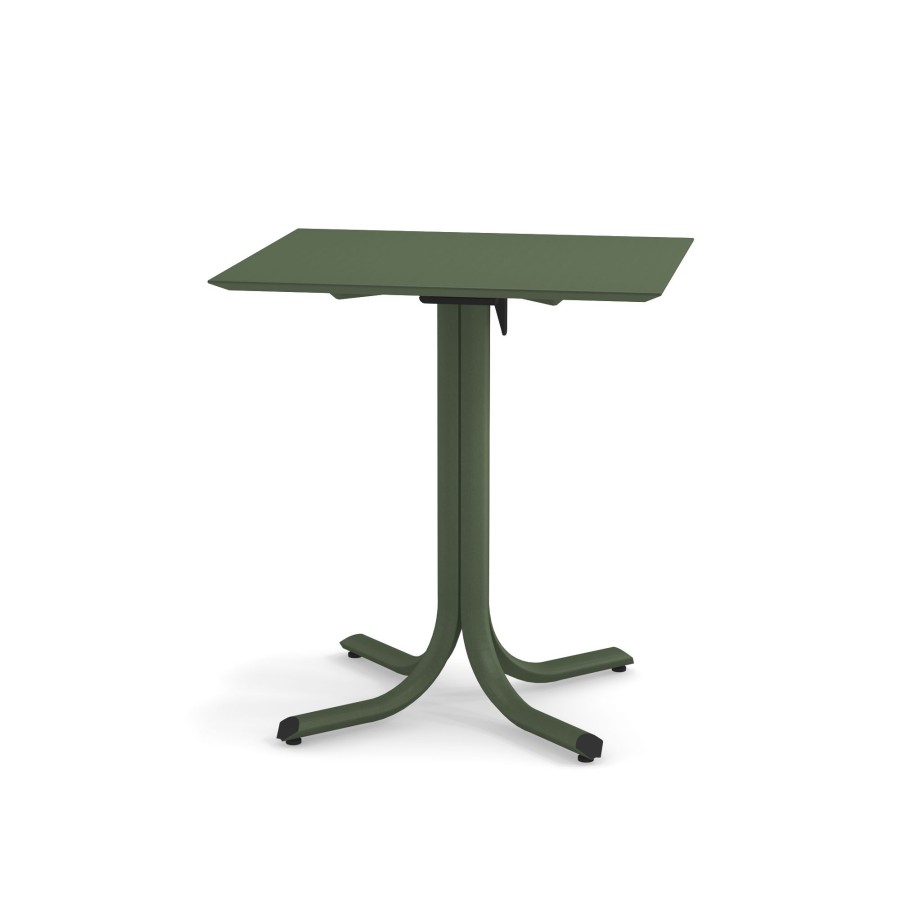 Tables EMU | Garden Low Border Collapsible Table 70X60 / Outside In Steel - Collection Table System