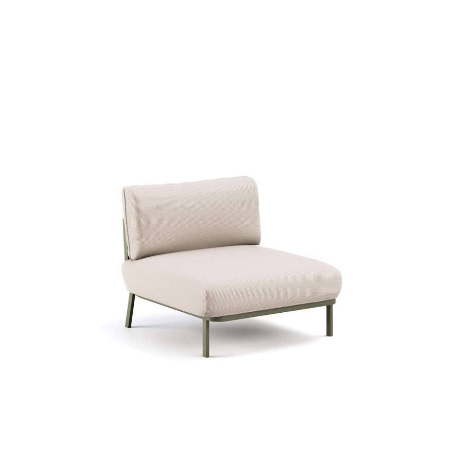 Armchairs And Sofas EMU | Garden Lounge Chair Without Armrests / Outside In Steel - Collection Cabla