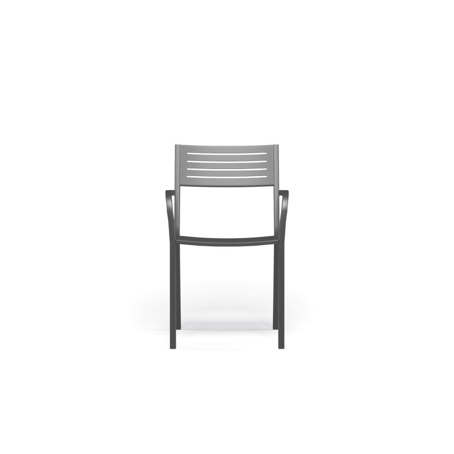 Chairs EMU | Garden Armchair / Outside In Steel - Collection Segno