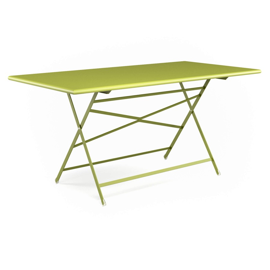 Tables EMU | Garden Folding Table 160X80 / Outside In Steel - Collection Arc En Ciel