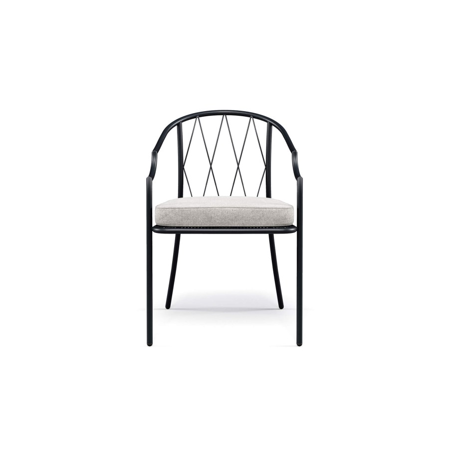 Chairs EMU | Garden Armchair / Outside In Steel - Collection Como